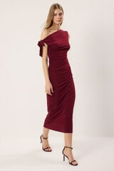 Trendyol Vestido longo justo estampado