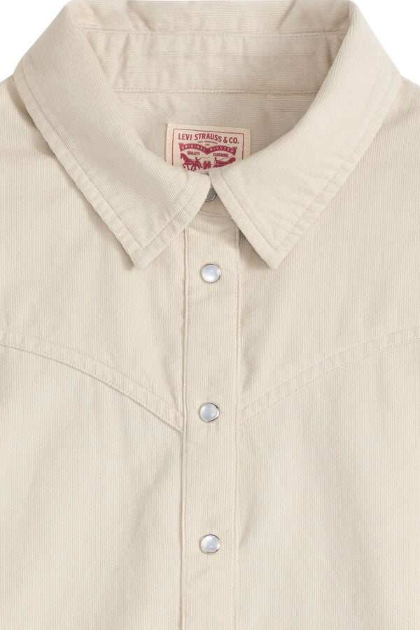 Levi's Camisa de microcanelado bege