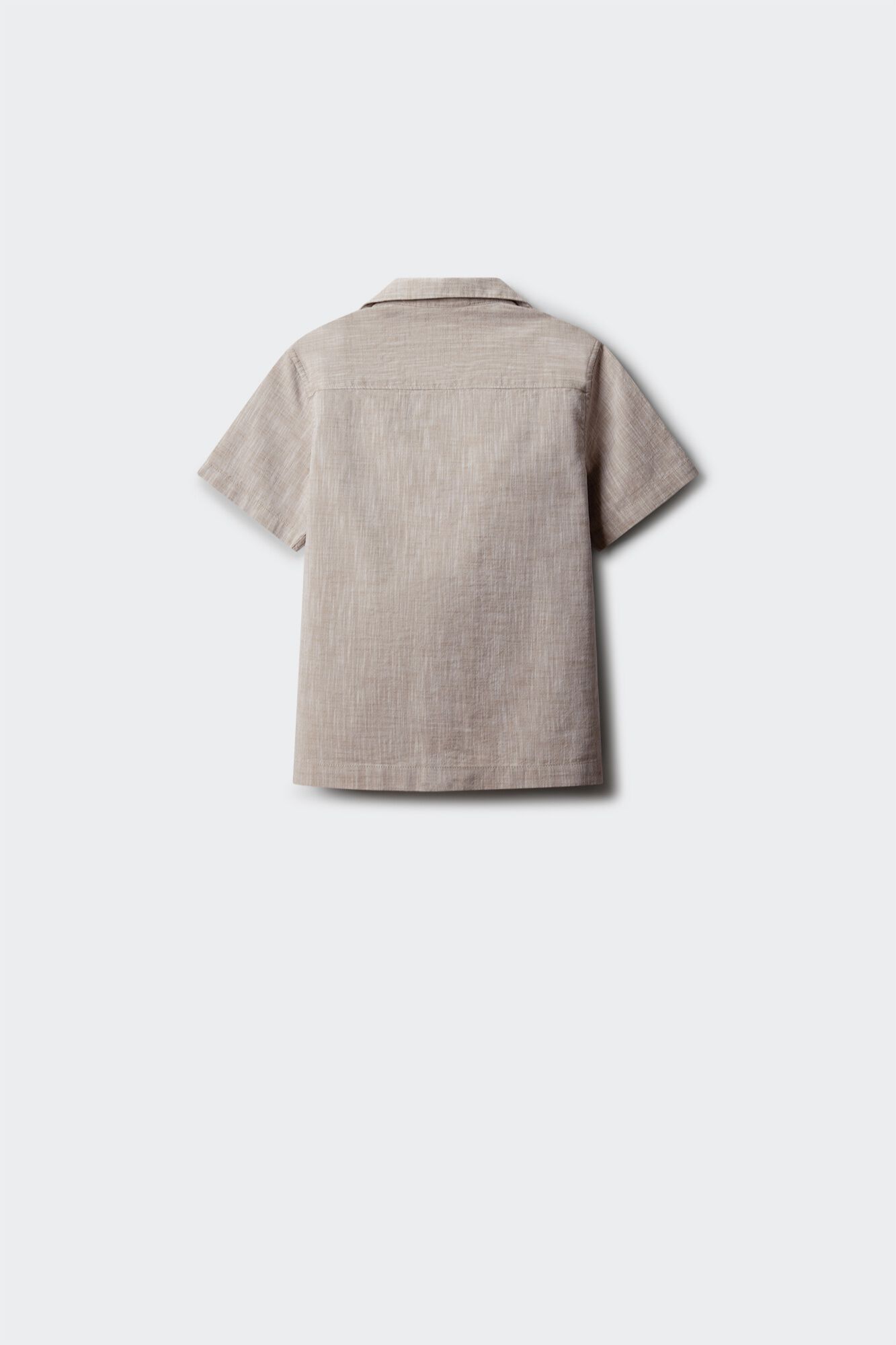 Springfield Kids Camisa manga curta para menino em efeito linho