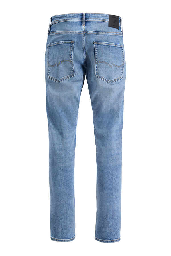 Jack & Jones cal&ccedil;a jeans reta e justa azul