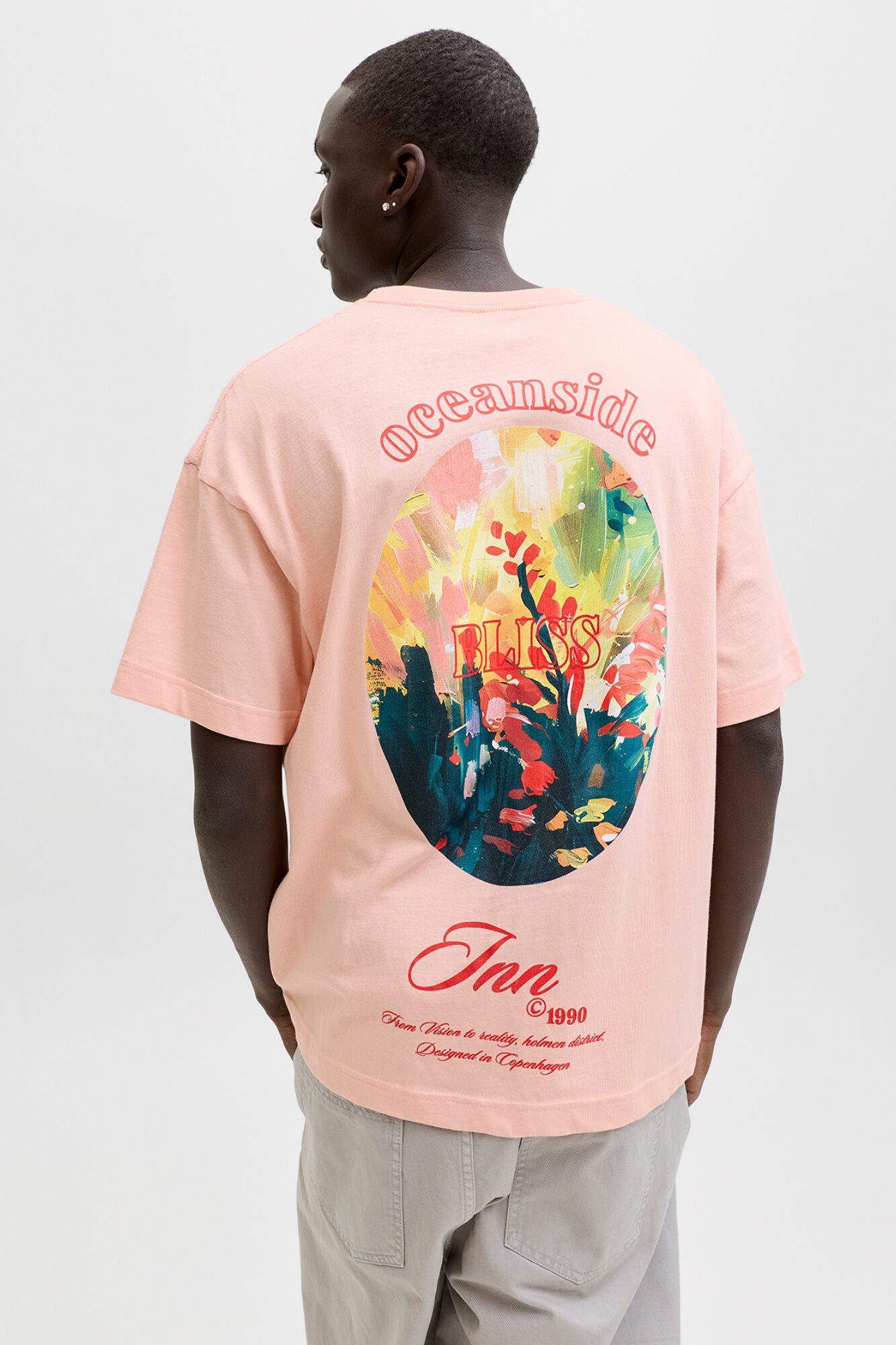 Jack & Jones Camiseta loose algod&oacute;n