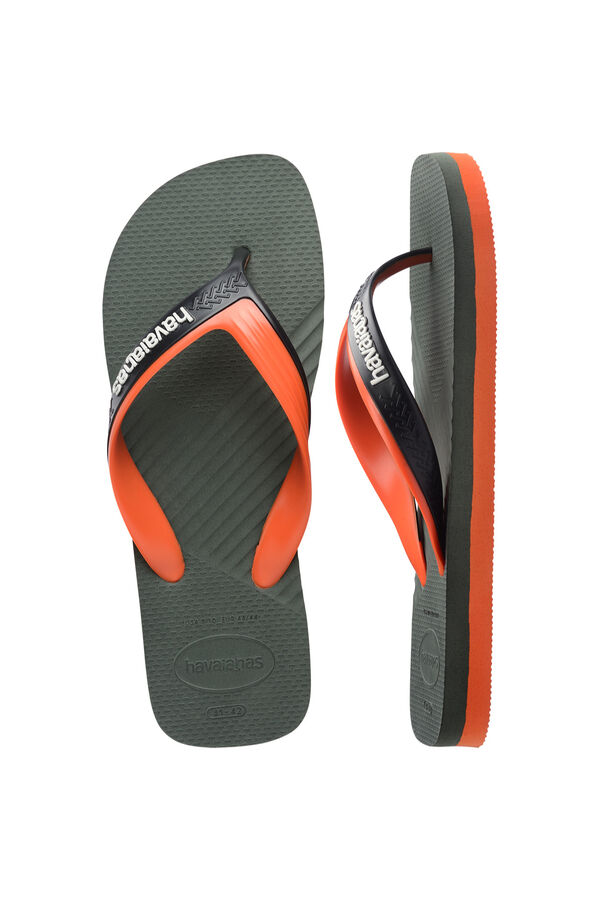 Havaianas Chinelos de plataforma em borracha verde