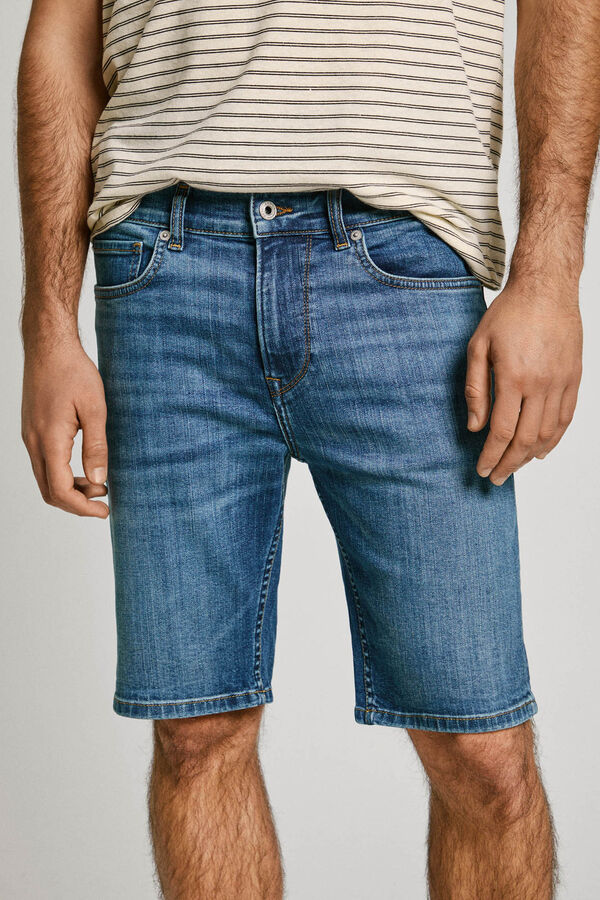 Pepe Jeans Bermuda Slim Hatch azul
