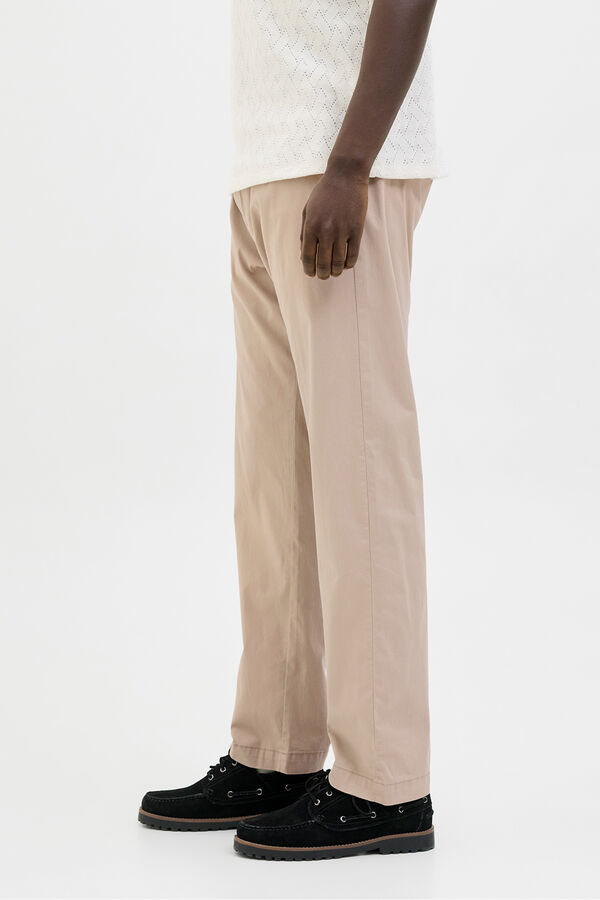 Jack & Jones Calças estilo chino cinzento