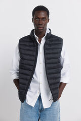 Springfield Colete acolchoado preto