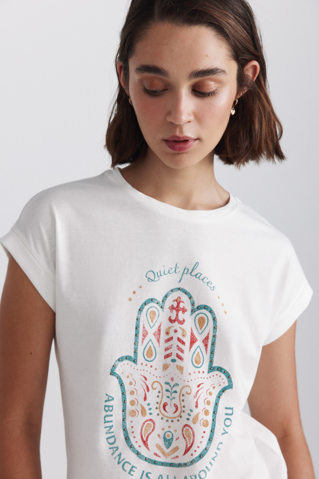 Springfield Camiseta dibujo algod&oacute;n