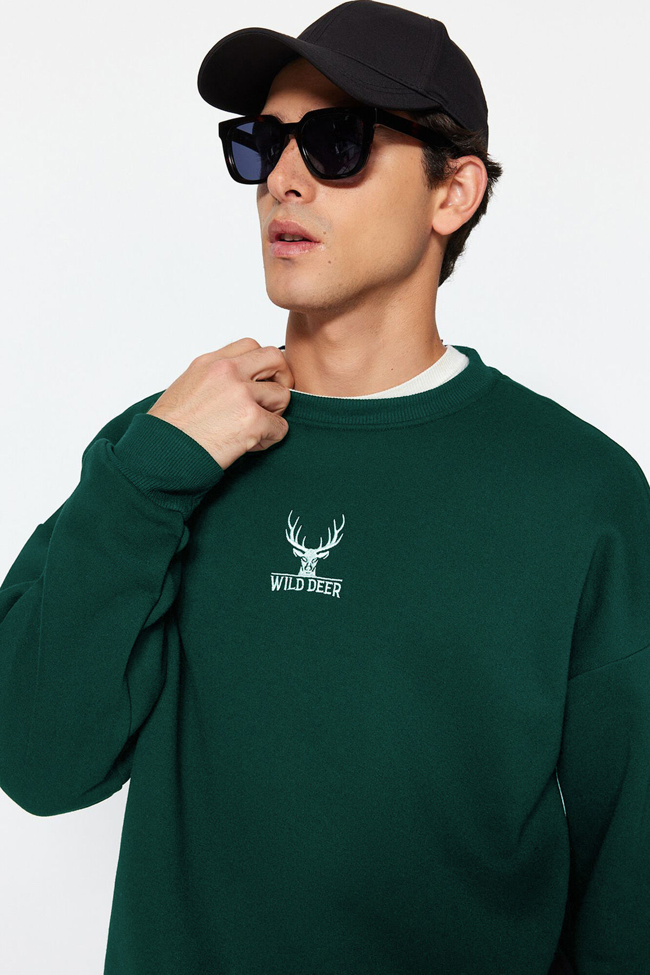 Trendyol Sweatshirt de gola redonda