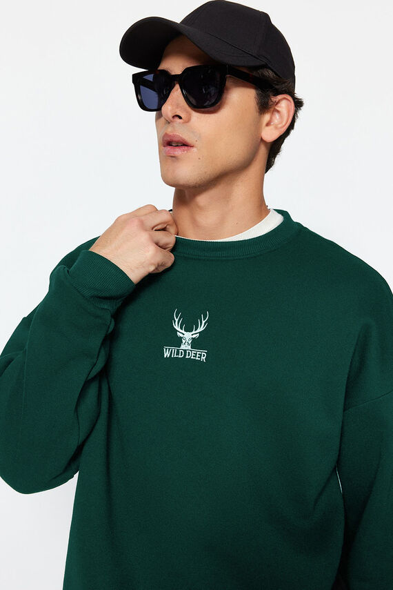 Sudadera de cuello redondo