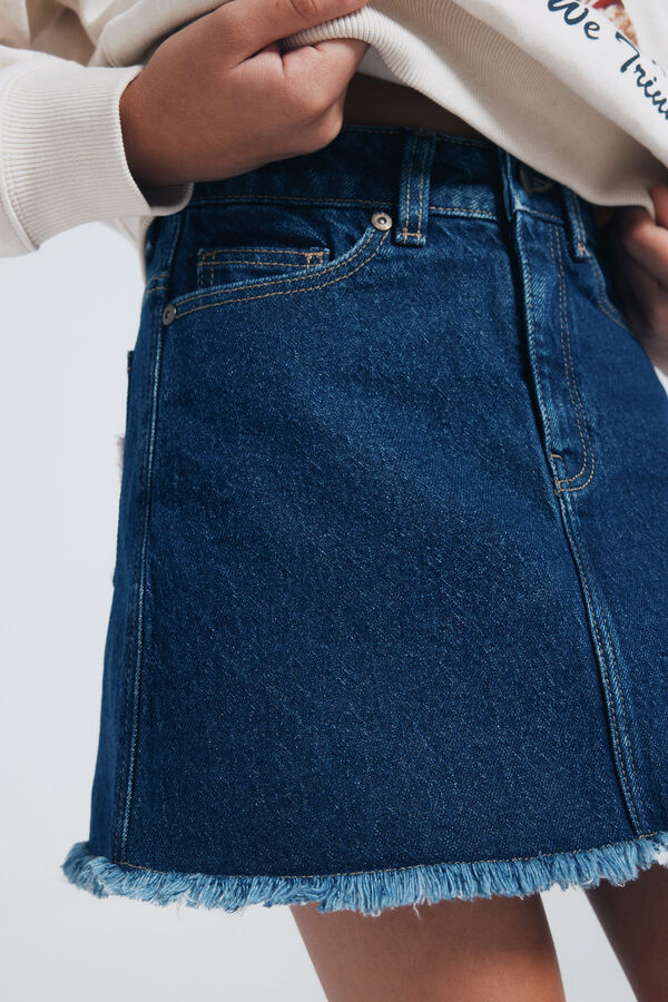 Springfield Kids Saia denim menina azul