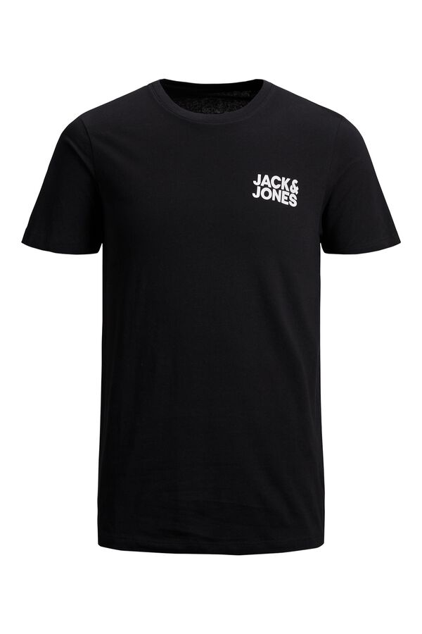 Jack & Jones PLUS T-shirt estampada de manga curta cinzento