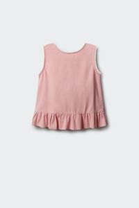 Springfield Kids Top de linho com la&ccedil;os menina
