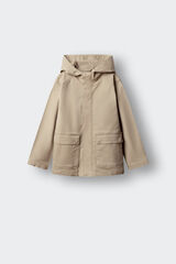 Springfield Kids Parka de algod&atilde;o para crian&ccedil;a cru