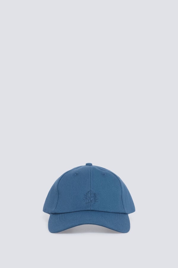 Springfield Bon&eacute; b&aacute;sico logo em relevo Springfield azul