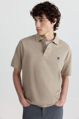 Springfield Polo piqu&eacute; b&aacute;sico Springfield regular fit cru