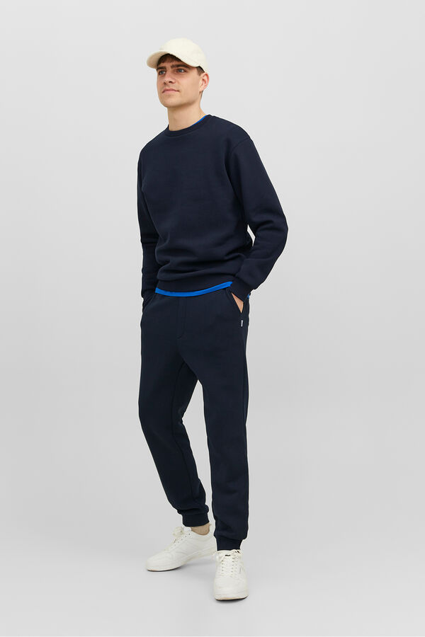 Jack & Jones Sweatshirt liso de regular fit azul