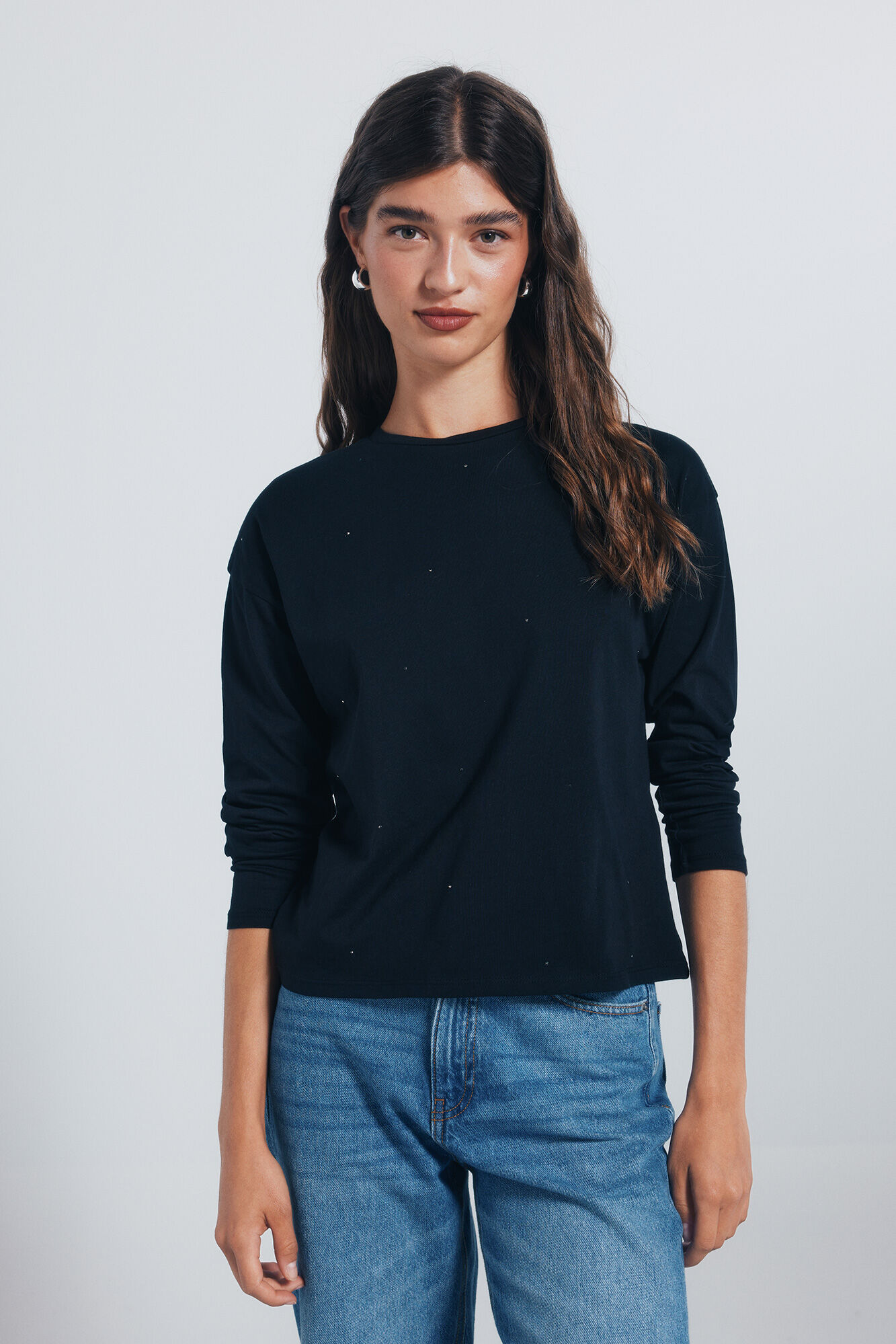 Springfield Camiseta tachas