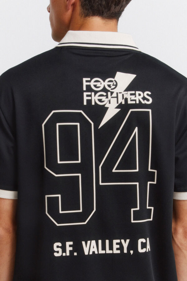 Springfield T-shirt Foo Fighters Football preto