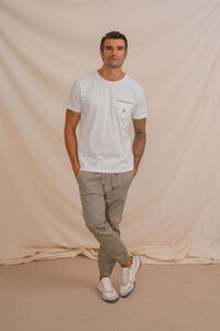 Celopman T-shirt com bolso