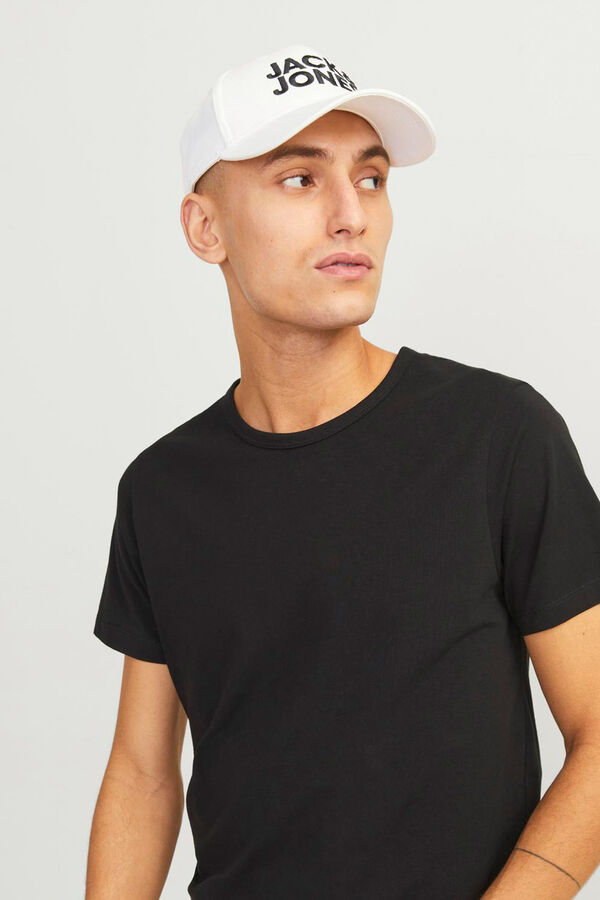 Jack & Jones Boné com logo XL branco