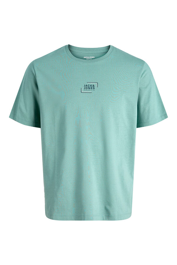 Jack & Jones T-shirt com logo na frente azul