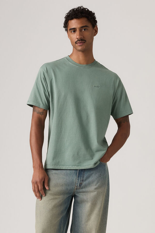 Levi's T-shirt de manga curta com bolso azul