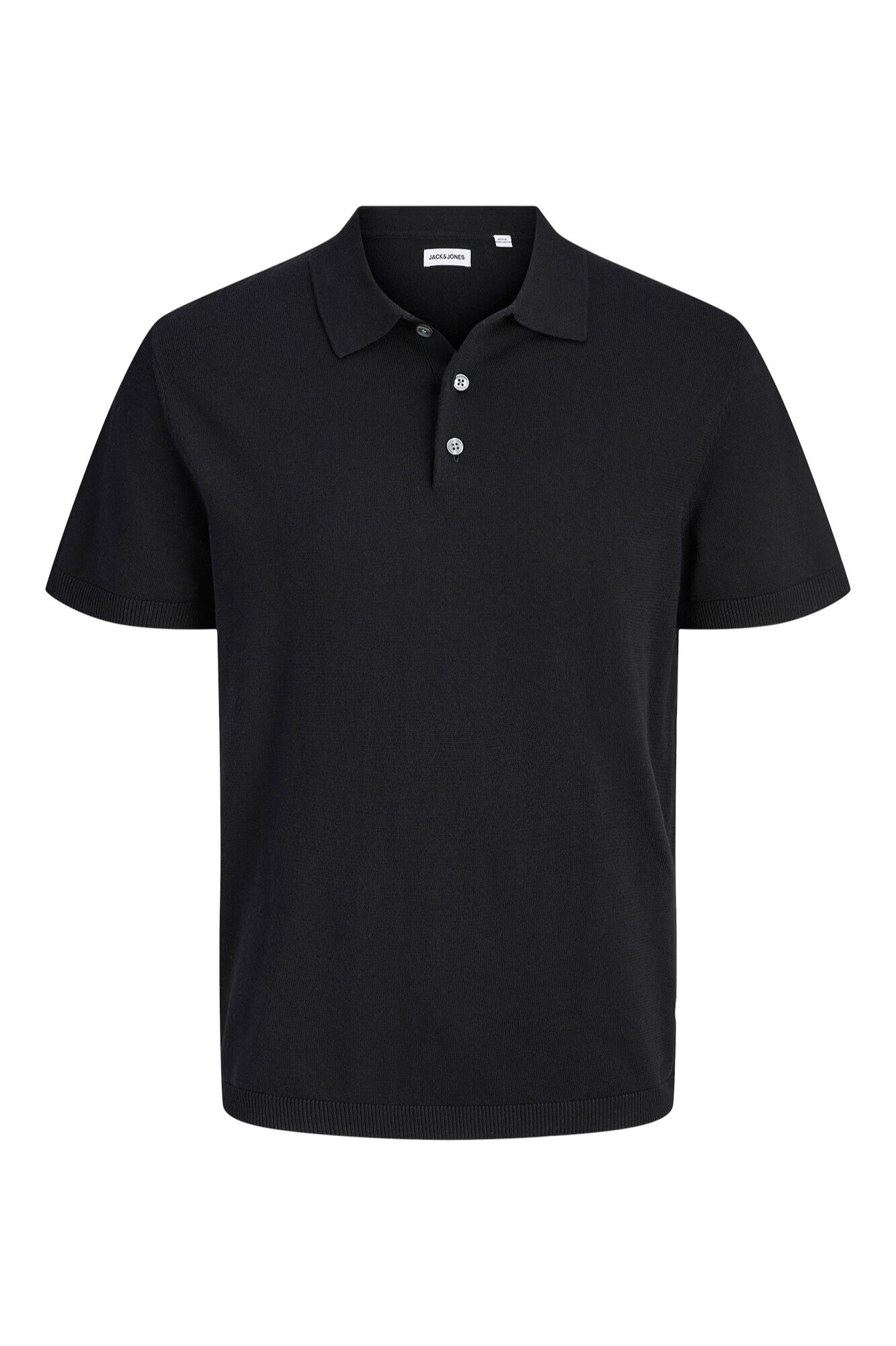 Jack & Jones Polo de malha regular fit em algod&atilde;o