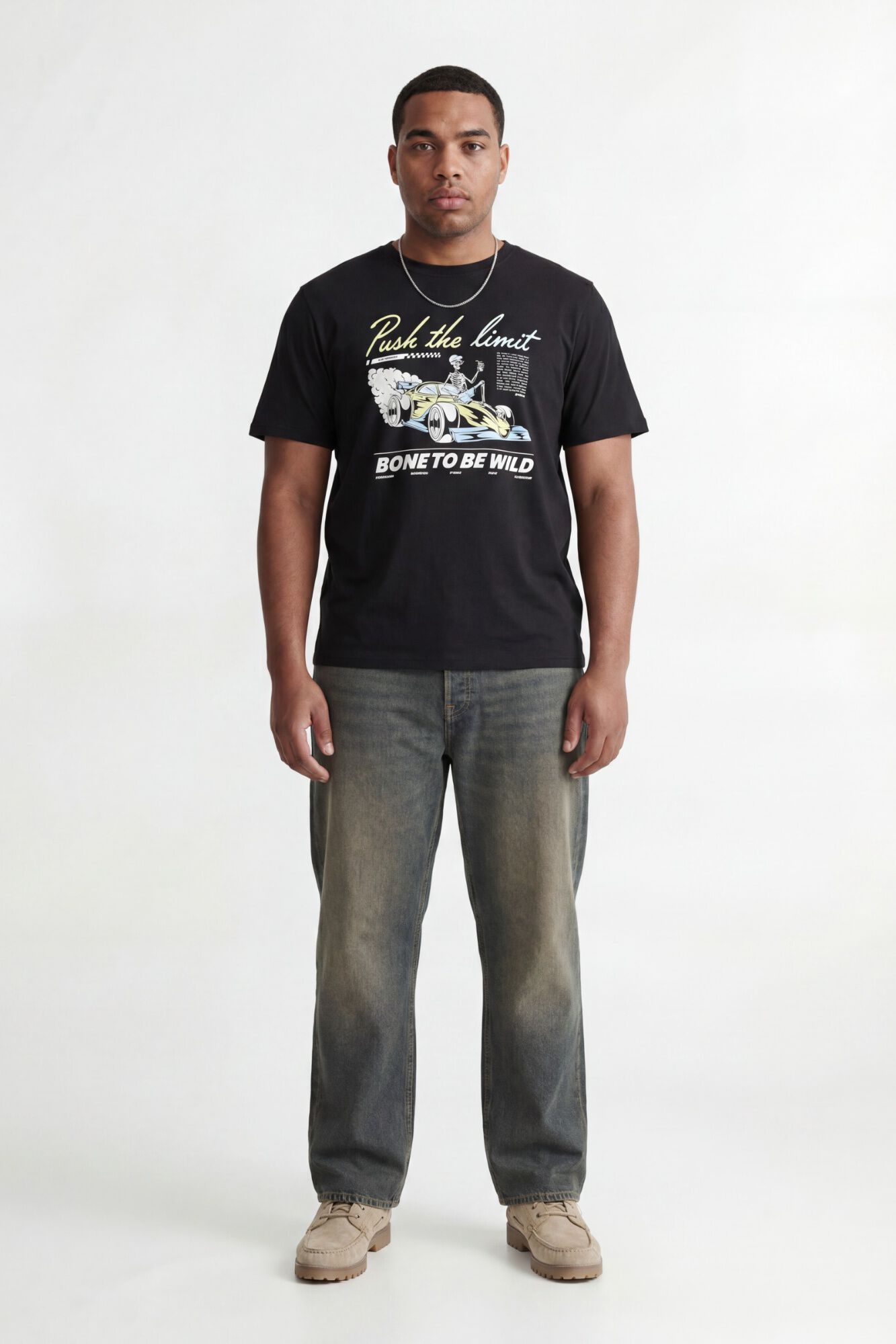 Jack & Jones PLUS T-shirt de manga curta estampada