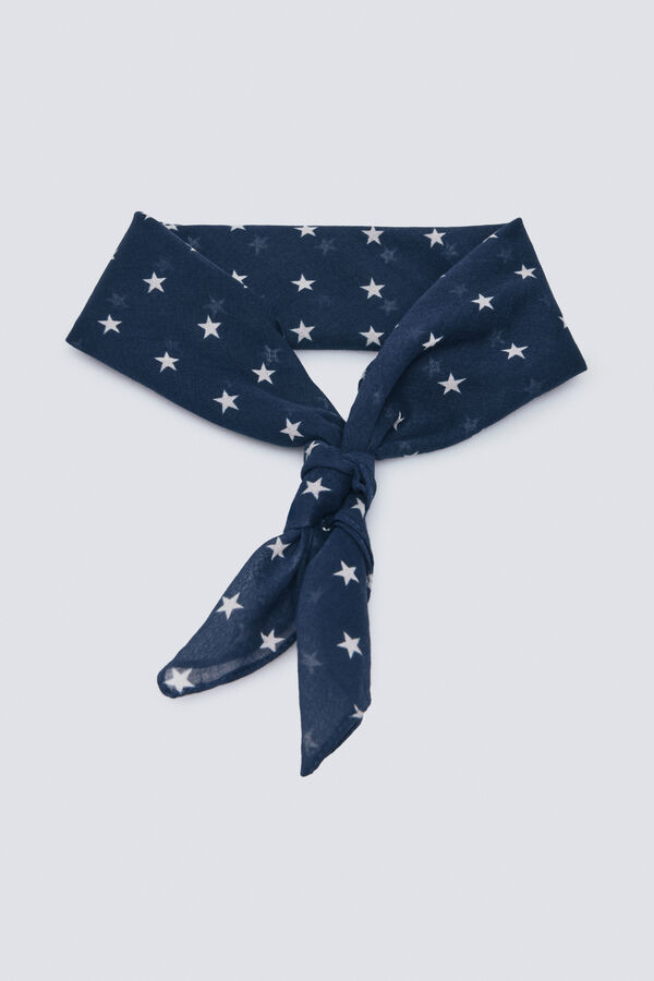 Springfield Lenço bandana estrela azul