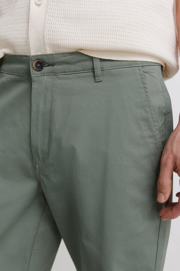 Springfield Bermuda comfort fit color verde