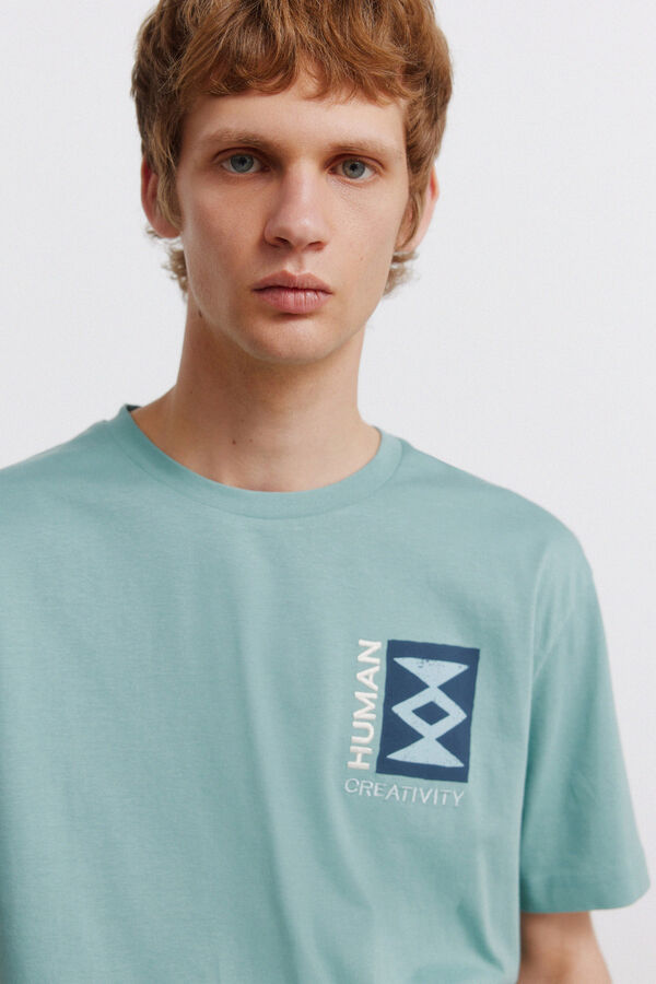 Springfield T-shirt human creativity azul