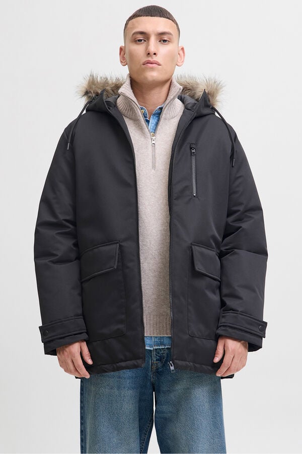 Jack & Jones Parka acolchoada  preto
