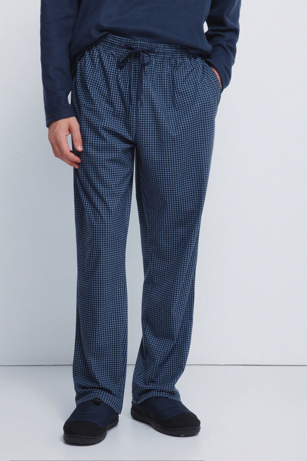 Springfield Conjunto de pijama comprido azul quente azul