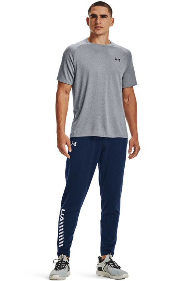 Under Armour T-shirt de manga curta de homem cinzento