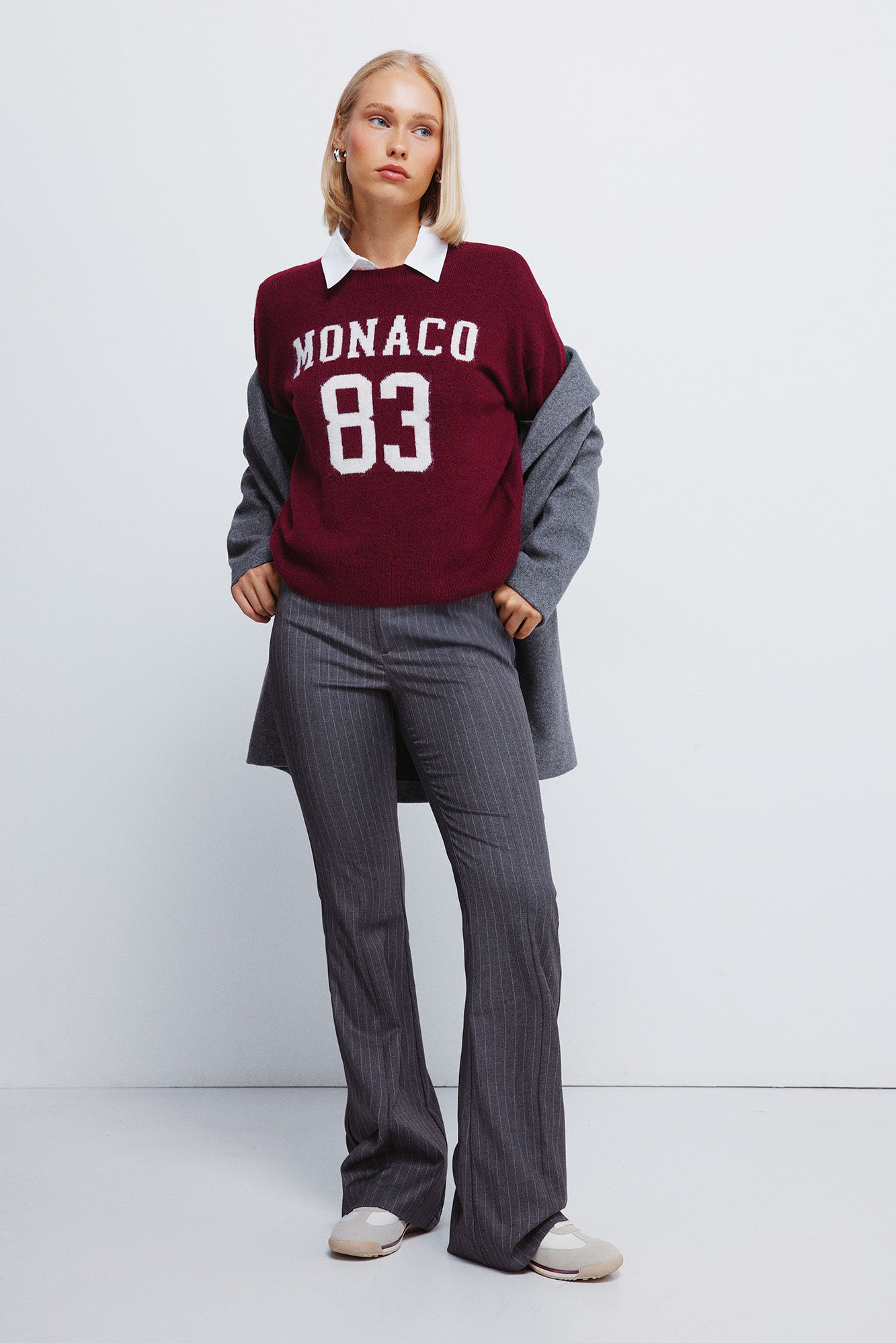 Springfield Pantalones rayas flare