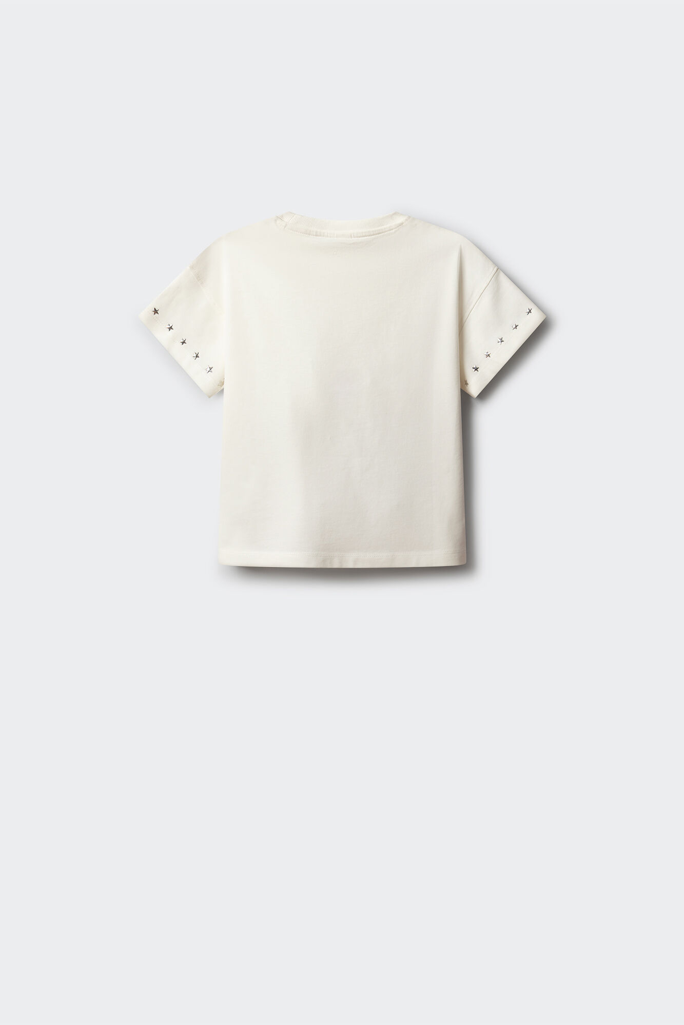 Springfield Kids T-shirt manga curta com tachas para menina