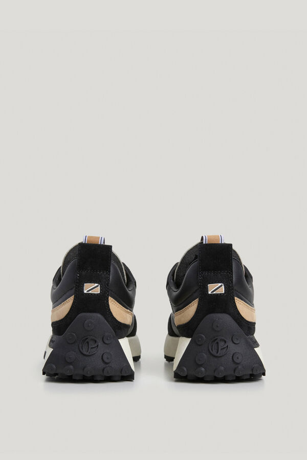 Pepe Jeans Sapatilhas com lingueta de pelo preto