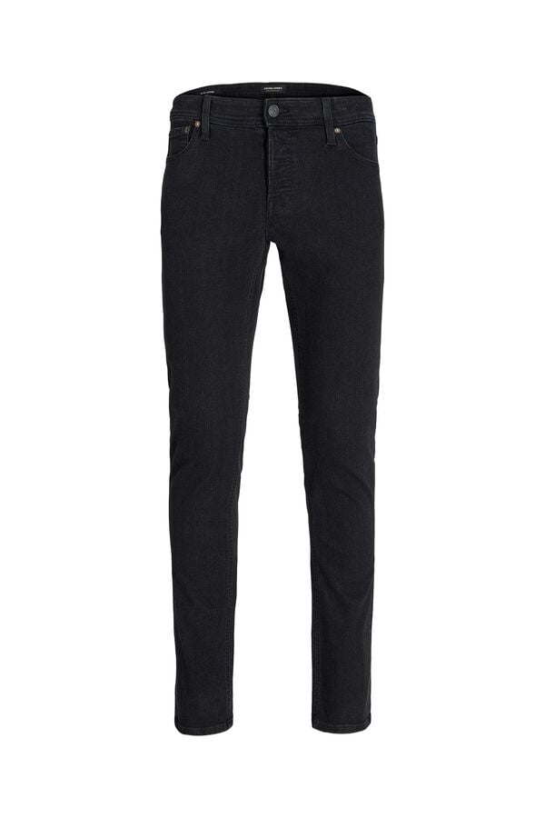 Jack & Jones Jeans slim cinco bolsos preto
