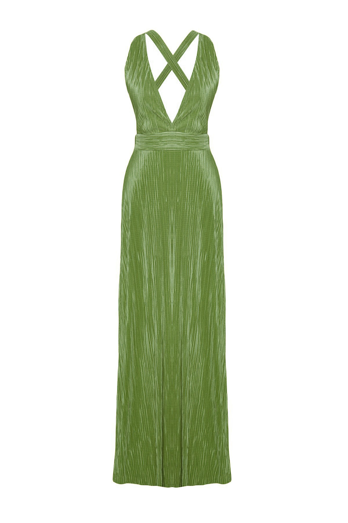 Trendyol Vestido com costas abertas cruzadas