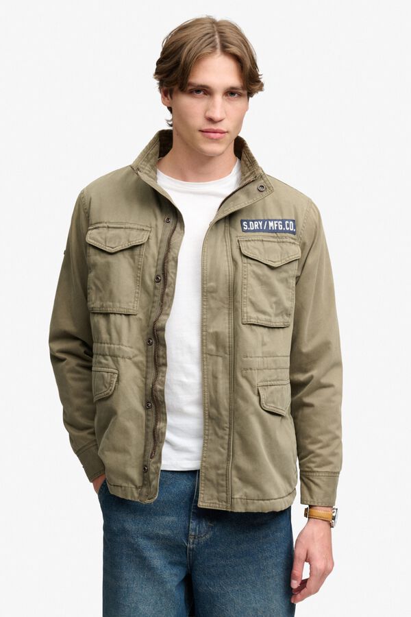 Superdry Chaqueta militar kaki