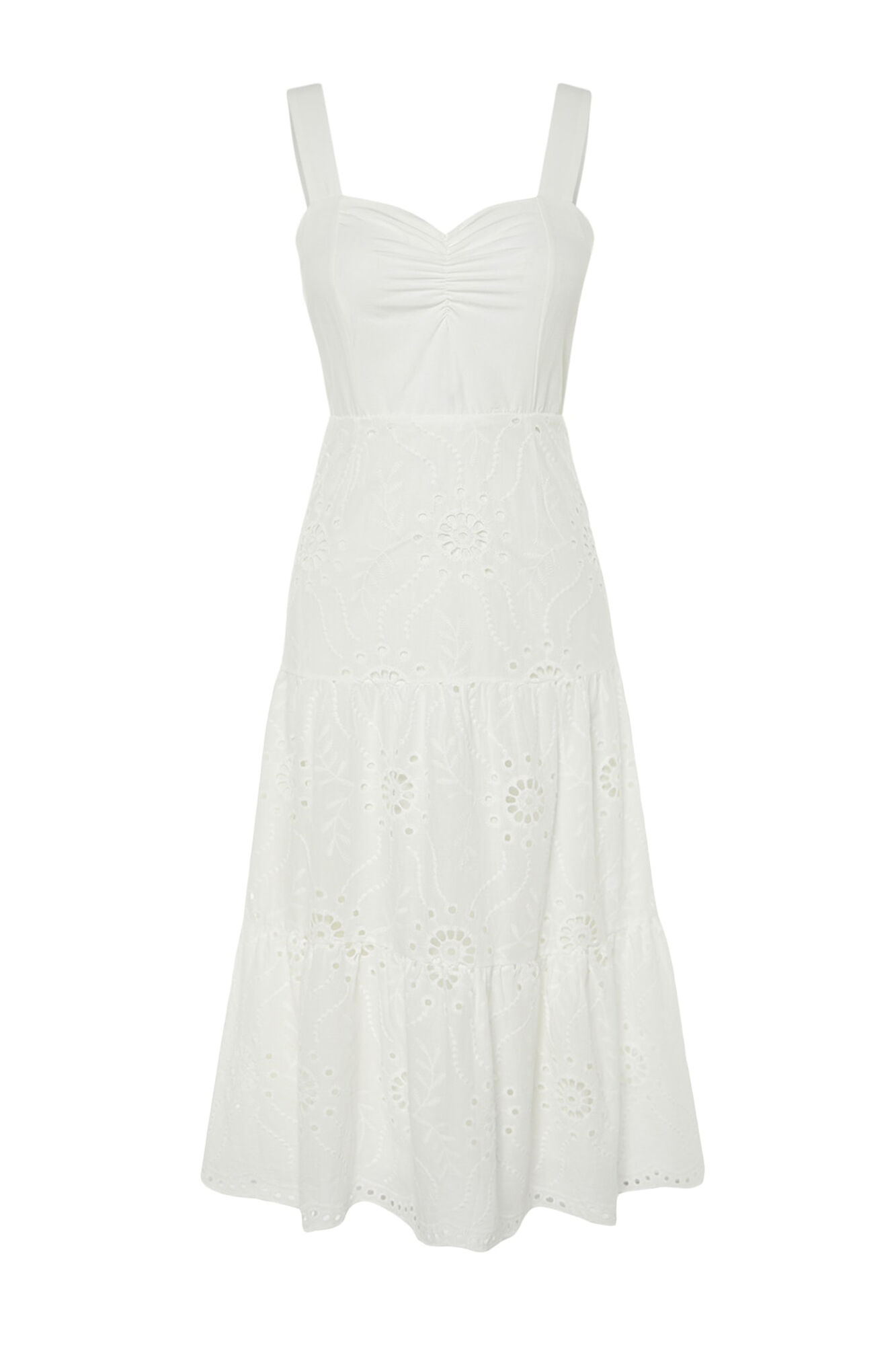 Trendyol Vestido midi bordados