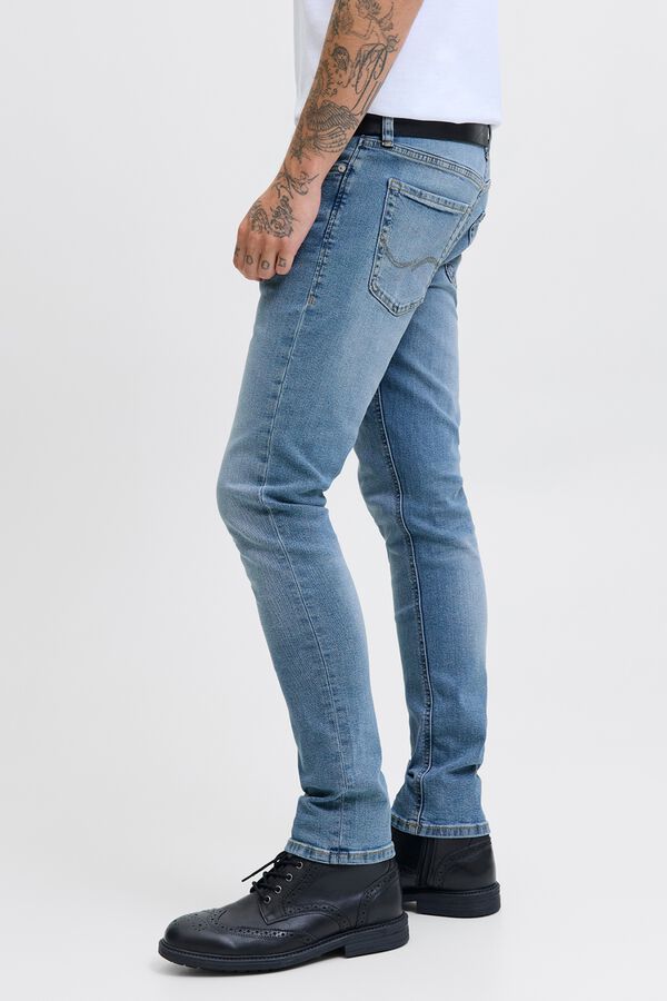 Jack & Jones Jeans slim cinco bolsos azul