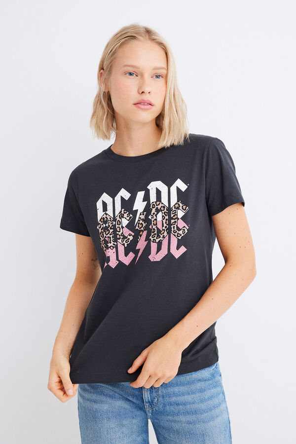 Springfield T-shirt "ACDC" cinza claro