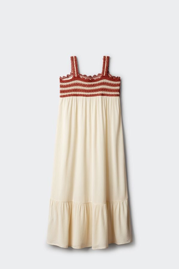 Springfield Kids Vestido Menorca cru