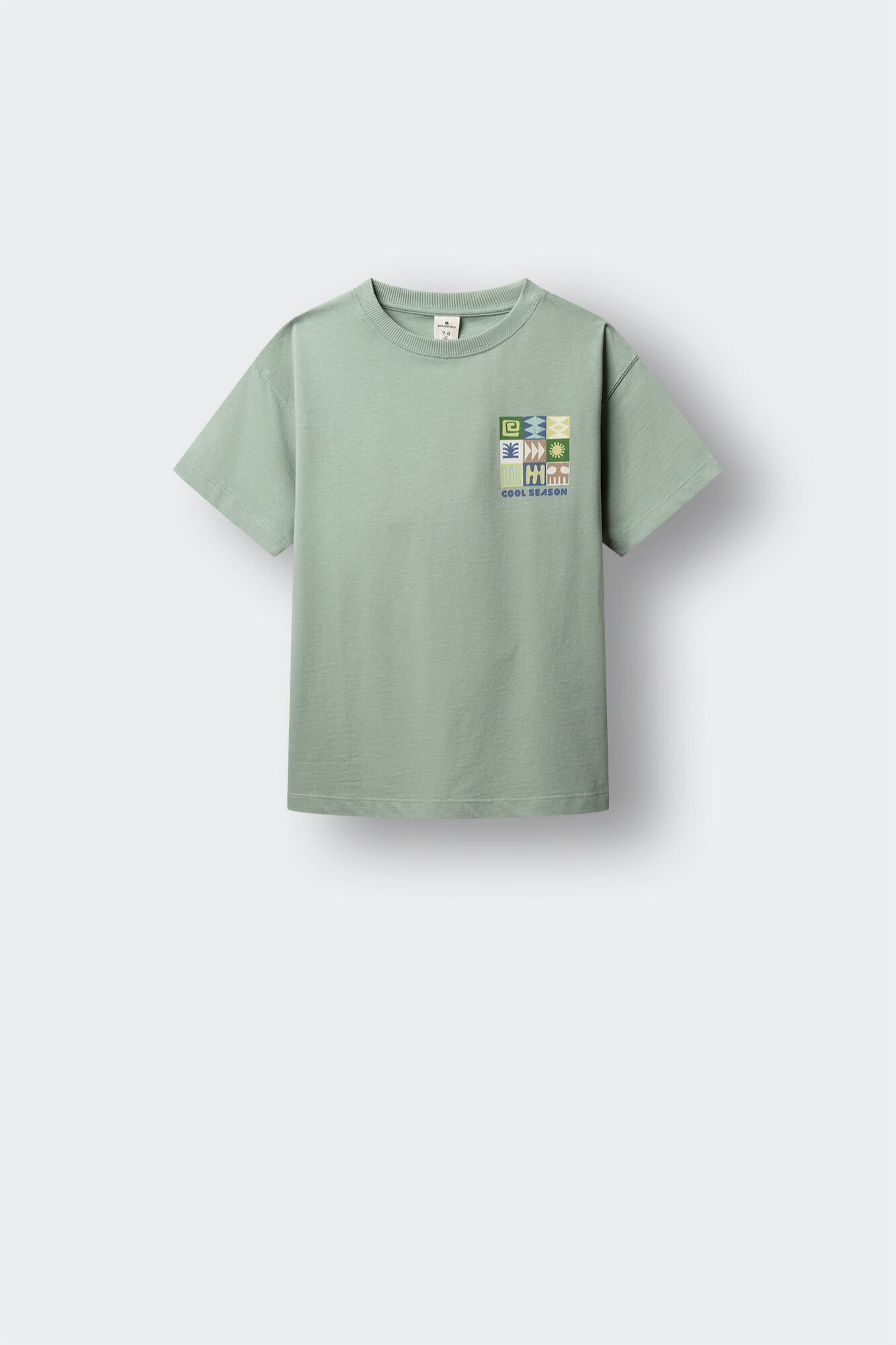 Springfield Kids T-shirt mosaico de crian&ccedil;a