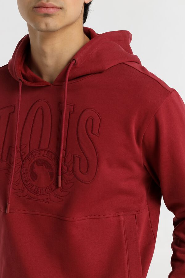 Lois Sweatshirt com capuz vermelho