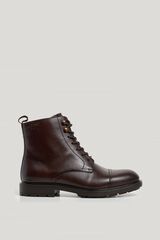 Pepe Jeans Botas de pele com fecho-&eacute;clair castanho