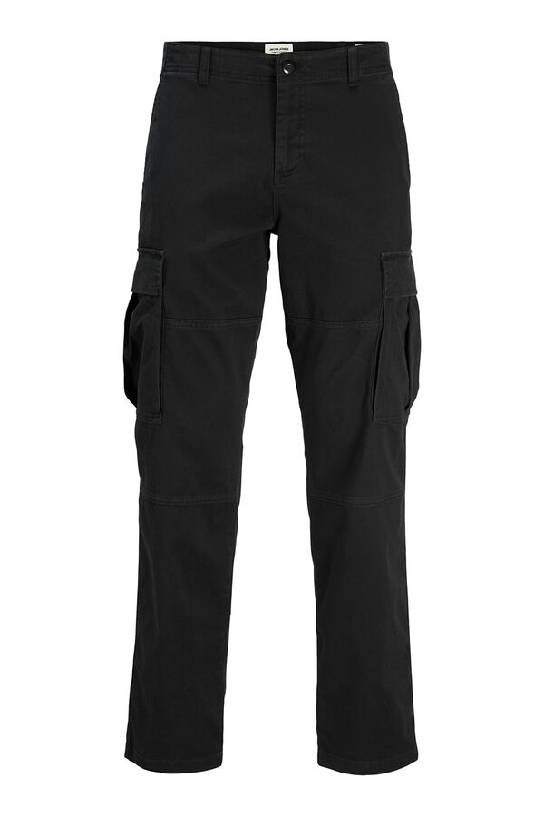 Jack & Jones Calça cargo com ajuste relaxado  preto
