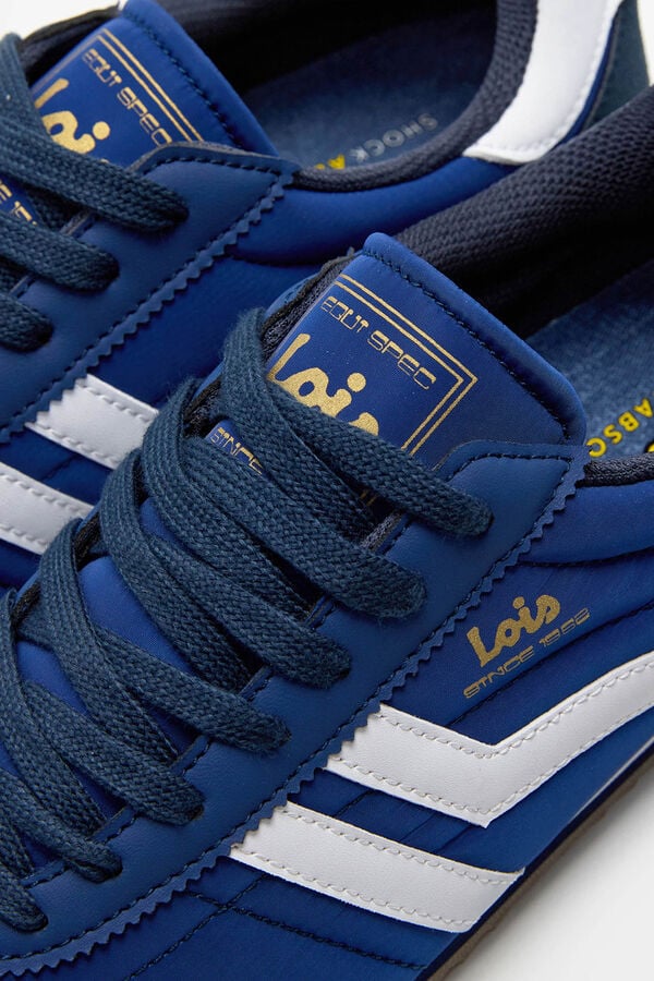 Lois Sapatilha de lazer retro anos 70 azul