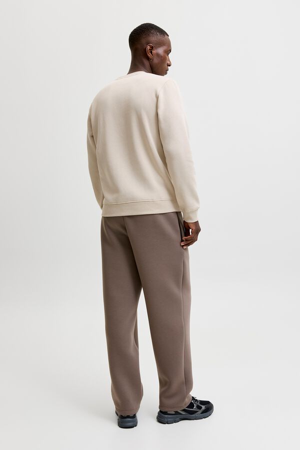 Jack & Jones Camisola de gola redonda cinzento