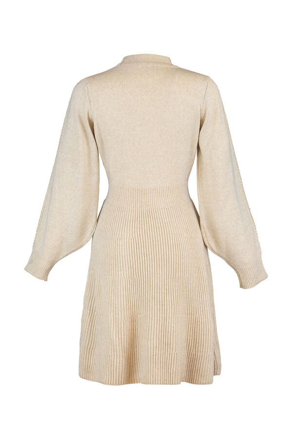 Trendyol Vestido curto de malha soft touch bege